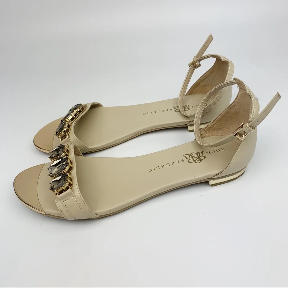 Rock&Republic Emeline Nude Ankle‎ Strap Sandal